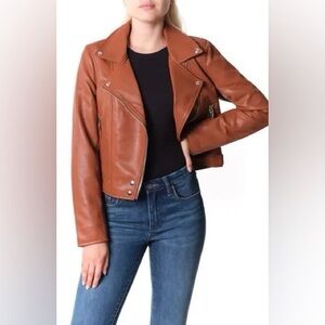 BLANKNYC | NWOT Good Vibes Faux Leather Moto Jacket, XS